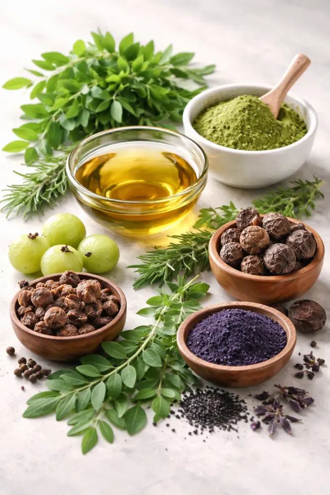 Botanical herbal hair colouring for vibrant colour and healthier-looking hair