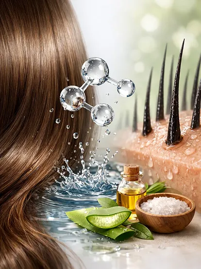 Deep herbal hair conditioning therapy for soft, hydrated, and manageable hair