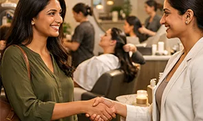 End-to-end franchise support for The Kesh Company hair wellness business partner