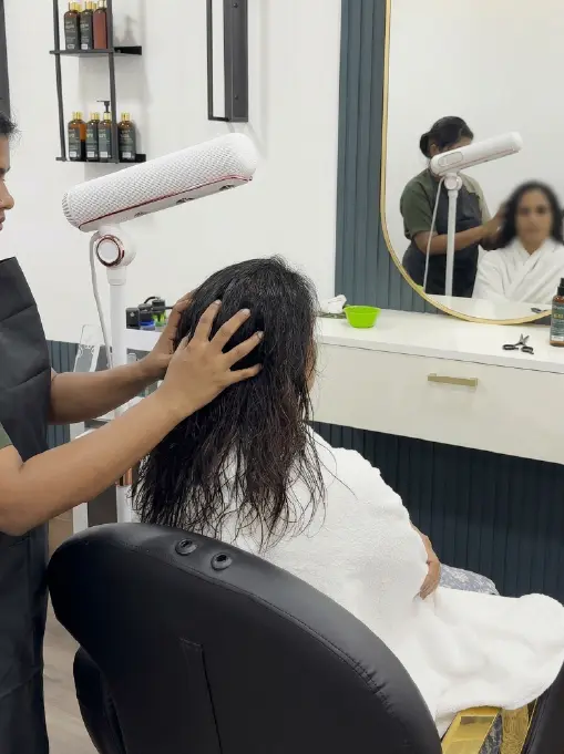 Personalised Indo-Korean head spa therapy for healthy scalp and stronger hair