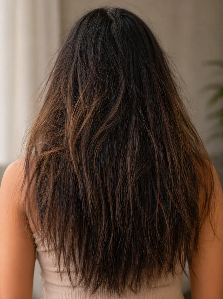 Herbal hair colouring suitable for sensitive scalps and chemical-free hair care